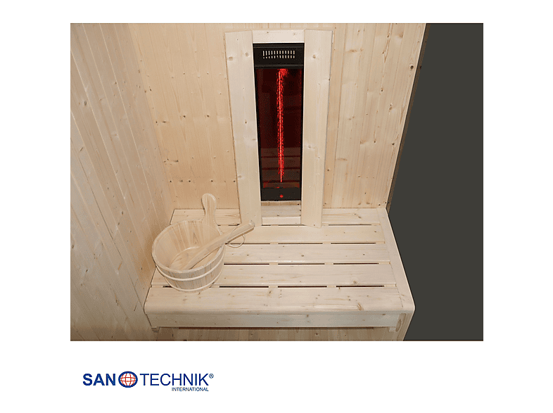Sanotechnik Glacier S Sauna + Infrarotkabine für 1 Person 100x120x200 cm (3,6 kW) — Foto 4 von 5