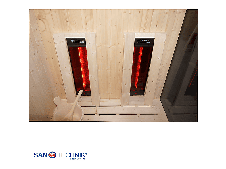 Sanotechnik Glacier M Sauna + Infrarotkabine für 2 Personen 120x120x200 cm (3,6 kW) — Foto 4 von 5