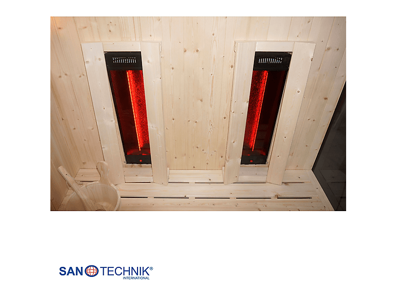 Sanotechnik Glacier L Sauna + Infrarotkabine für 2-3 Personen 150x120x200 cm (4,5 kW) — Foto 4 von 5