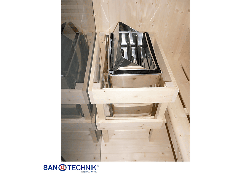 Sanotechnik Glacier L Sauna + Infrarotkabine für 2-3 Personen 150x120x200 cm (4,5 kW) — Foto 5 von 5