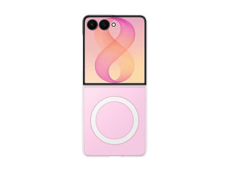 SAMSUNG Clear Magnet Case COVER per Samsung Galaxy Z Flip8, Trasparente
