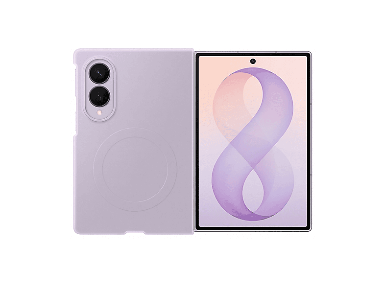 SAMSUNG Silicone Magnet Case COVER per Samsung Galaxy Z Fold8, Viola