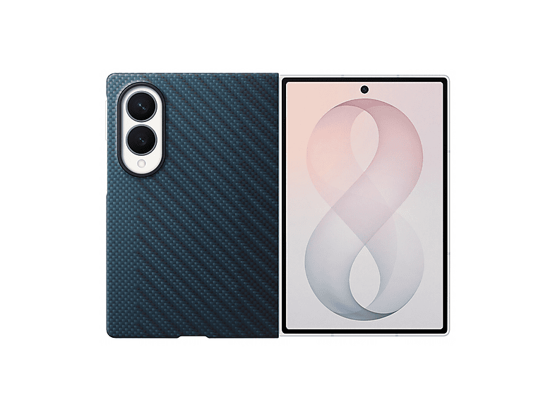 SAMSUNG Carbon Magnet Case COVER per Samsung Galaxy Z Fold8, Blu