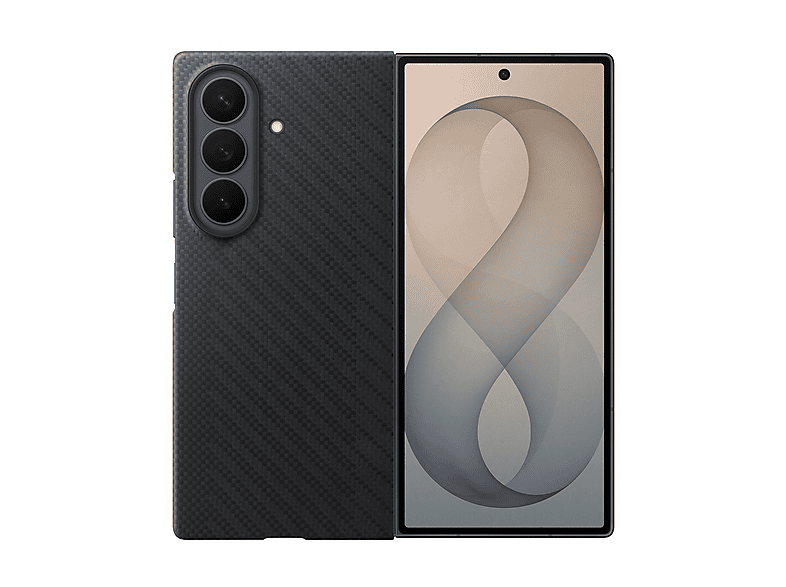 SAMSUNG Carbon Magnet Case COVER per Samsung Galaxy Z Fold8 Ultra, Nero
