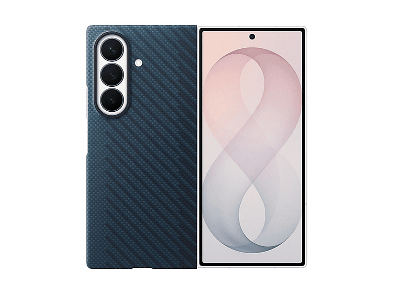 SAMSUNG Carbon Magnet Case COVER per Samsung Galaxy Z Fold8 Ultra, Blu