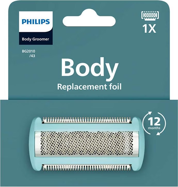 Philips Body Groomer csere fólia BG2010/43, 1 db, 12 hónapig tart.