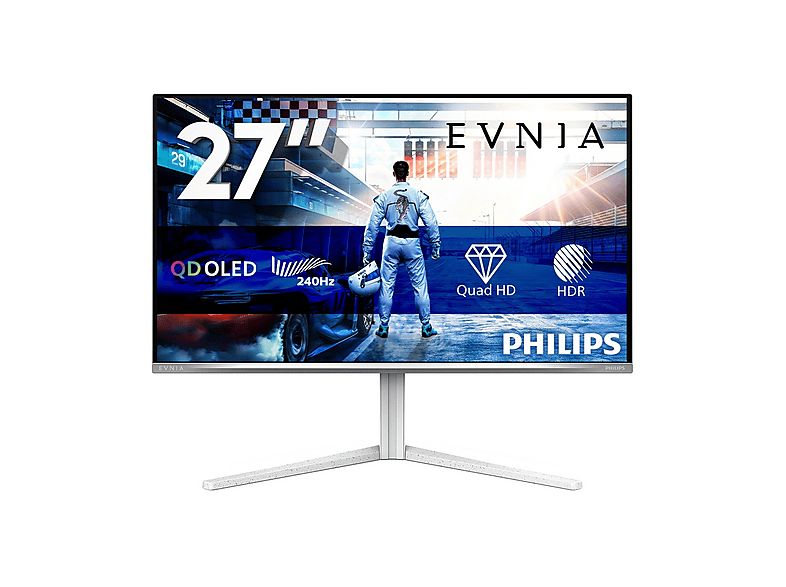 PHILIPS 27M2N6501L/00 Monitor Gaming, 26,5 ", 2K UltraWide QHD, 2560 x 1440 Pixel, tempo di risposta 0,03 ms, refresh rate 240 Hz