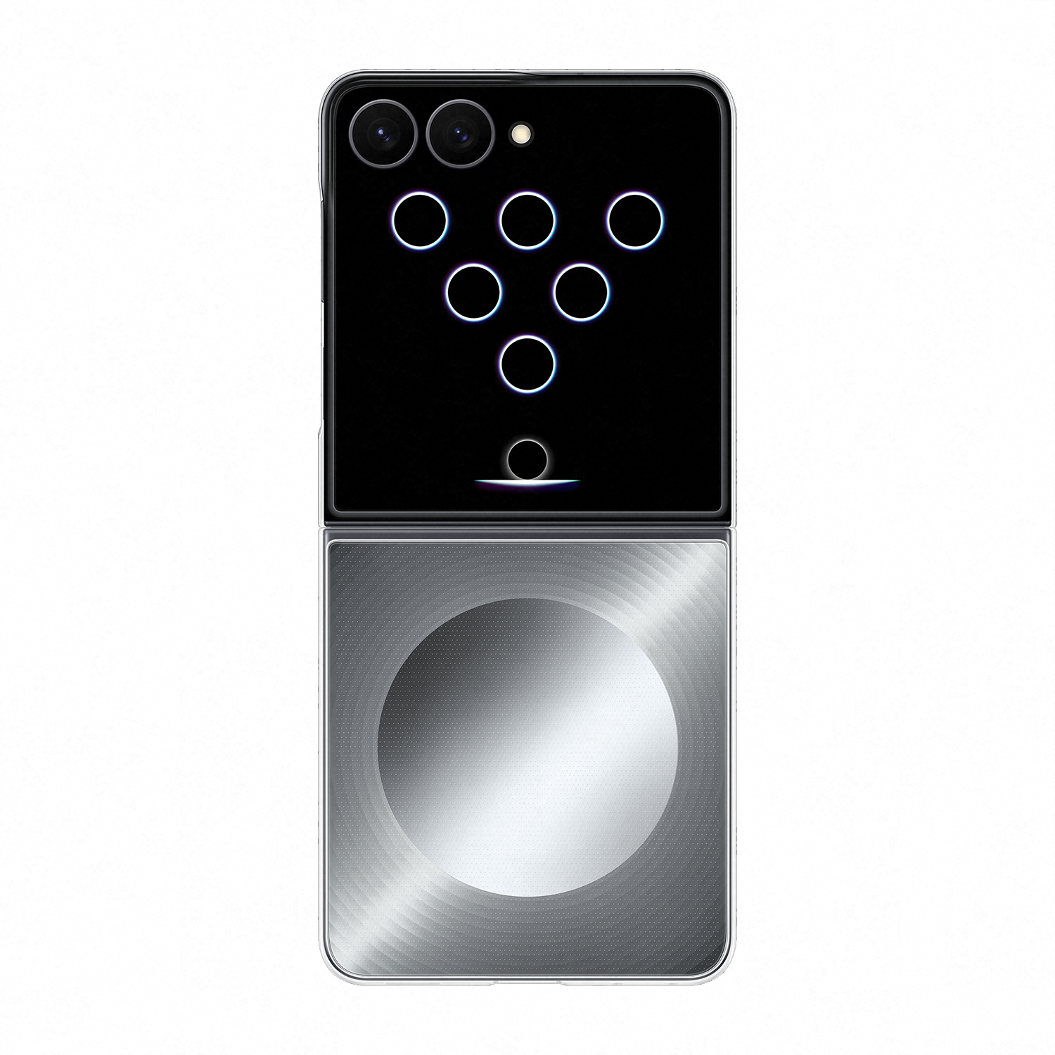 Samsung Flipsuit Telefoonhoesje Voor Samsung Z Flip8 Grijs