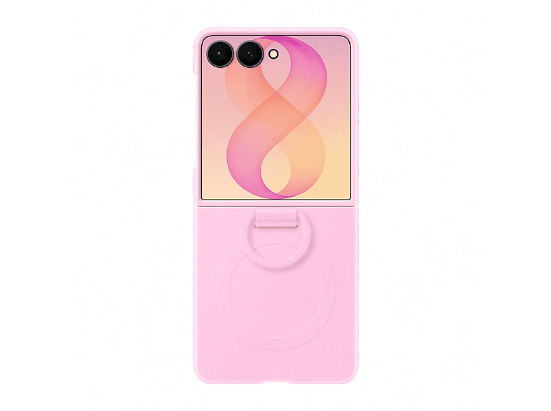 Samsung Silicone Ring Magnet Telefoonhoesje Voor Z Flip8 Paars