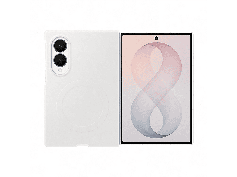 Samsung Silicone Magnet Telefoonhoesje voor Galaxy Z Fold 8 Wit