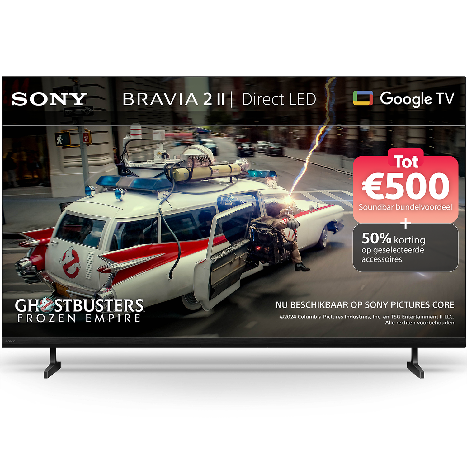 Sony Bravia TV toont Ghostbusters: Frozen Empire met aanbiedingen