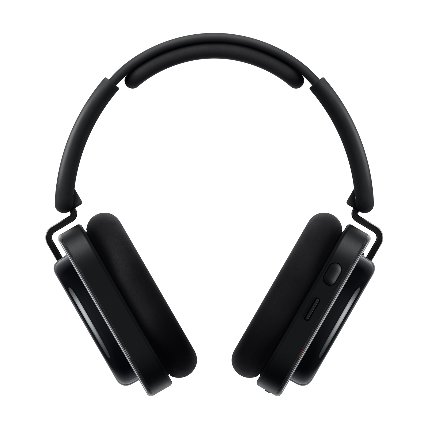 Cuffie nere over-ear con archetto e padiglioni imbottiti.
