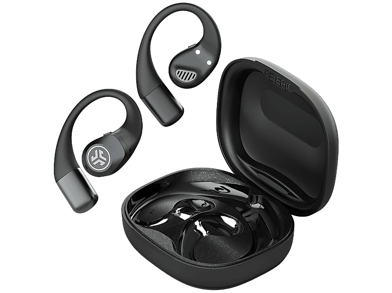 Jlab Epic Open Sport Draadloze Oordopjes - Bluetooth In Ear Zwart Open-ear Sport-oordopjes