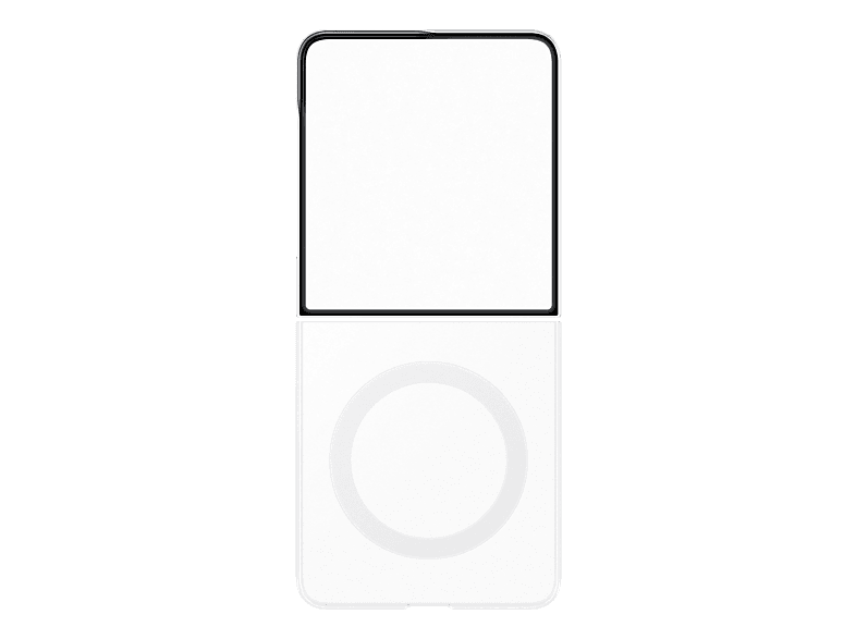SAMSUNG Clear Magnet Case, Backcover, Samsung, Galaxy Z Flip8, Transparent