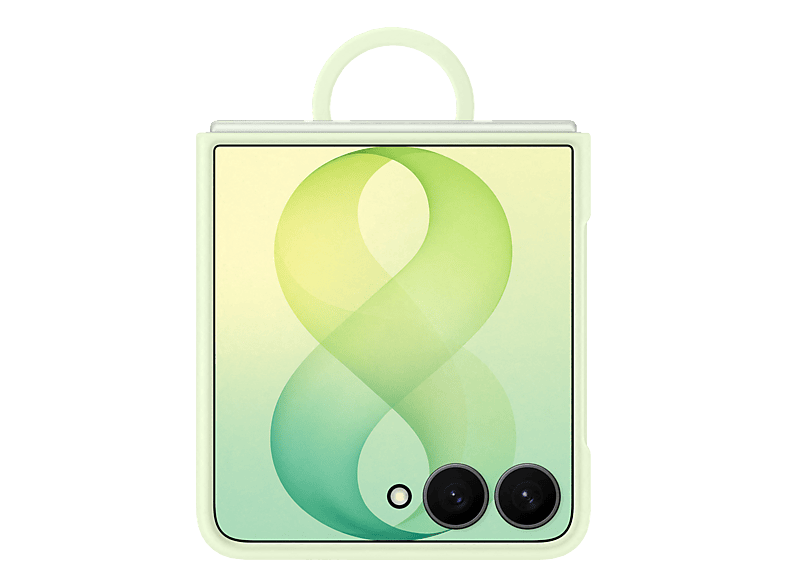SAMSUNG Silicone Ring Magnet Case, Backcover, Samsung, Galaxy Z Flip8, Mint