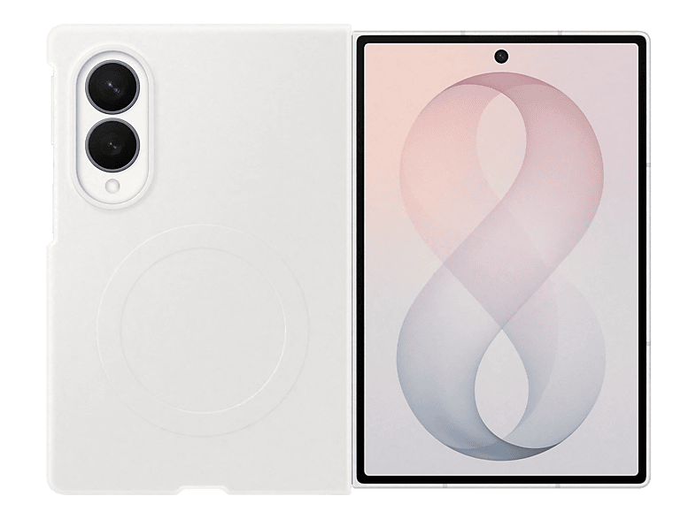 SAMSUNG Silicone Magnet Case, Backcover, Samsung, Galaxy Z Fold8, Cream