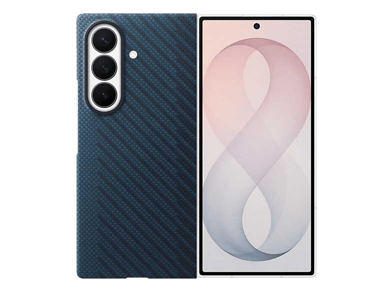 SAMSUNG Carbon Magnet Case, Backcover, Samsung, Galaxy Z Fold8 Ultra, Blau