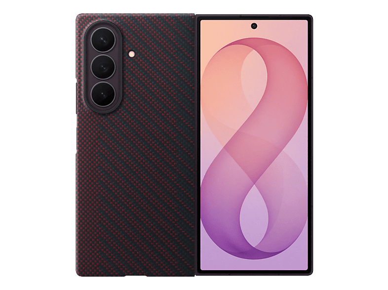SAMSUNG Carbon Magnet Case, Backcover, Samsung, Galaxy Z Fold8 Ultra, Rot