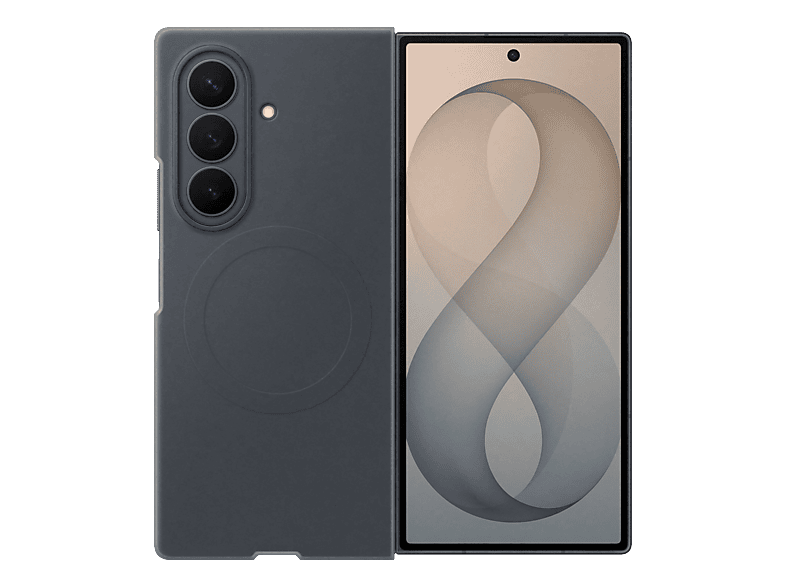 SAMSUNG Silicone Magnet Case, Backcover, Samsung, Galaxy Z Fold8 Ultra, Graphite