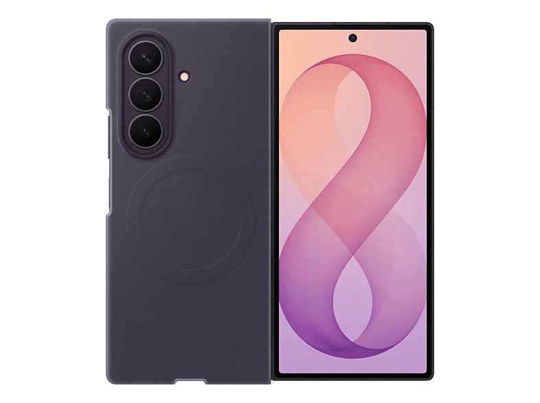 SAMSUNG Silicone Magnet Case, Backcover, Samsung, Galaxy Z Fold8 Ultra, Techno Violet