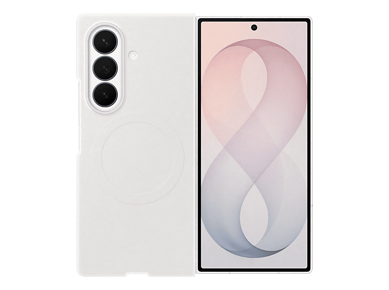 SAMSUNG Silicone Magnet Case, Backcover, Samsung, Galaxy Z Fold8 Ultra, Cream