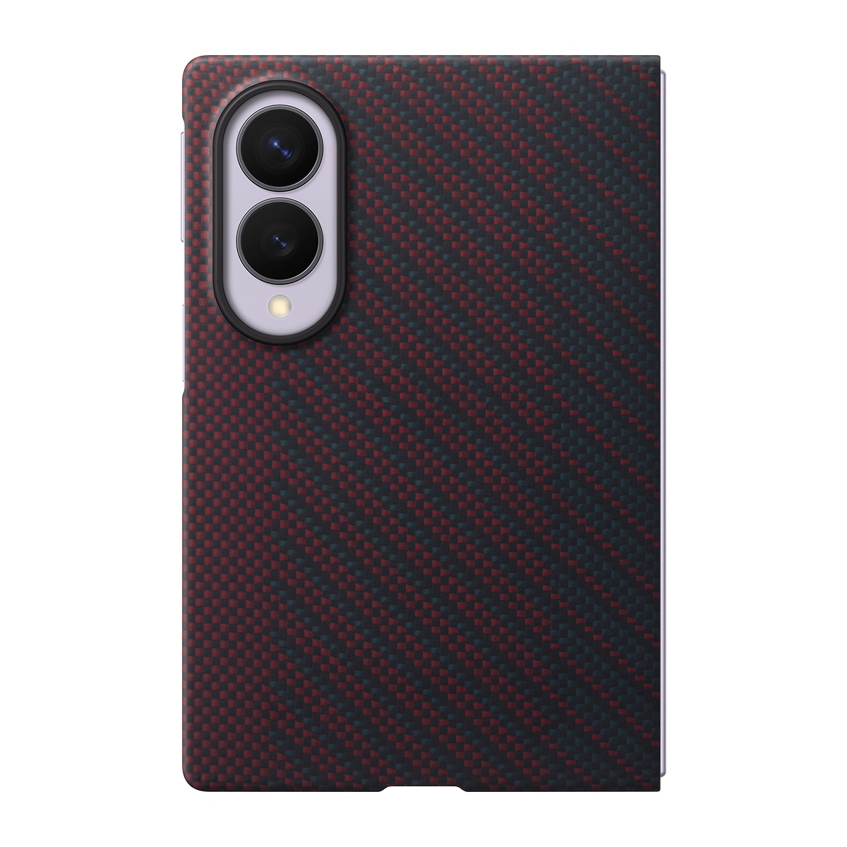 SAMSUNG Galaxy Z Fold 8 Karbon Magnet Telefon Kılıfı Kırmızı