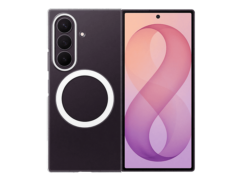 SAMSUNG Clear Magnet Case, Backcover, Samsung, Galaxy Z Fold8 Ultra, Transparent
