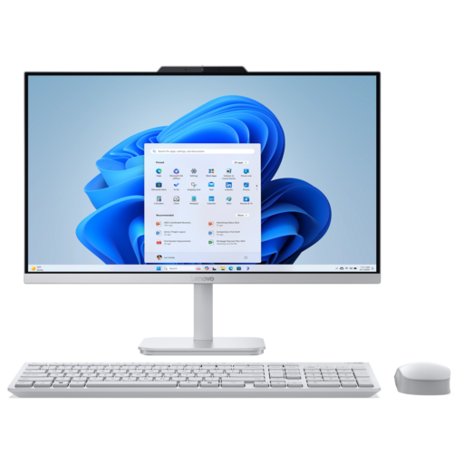 Lenovo A100 All-in-One PC, 23.8 inch, Intel Core i3-N305, 16GB RAM, 512GB SSD