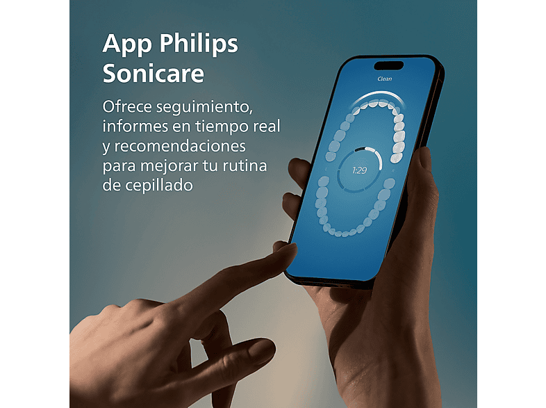 Cepillo eléctrico - Philips DiamondClean 9000 HX9914/57, 2 unidades, App smartphone, Tecnología sónica, Sensor de presión, Temporizadores intuitivos – imagen 2