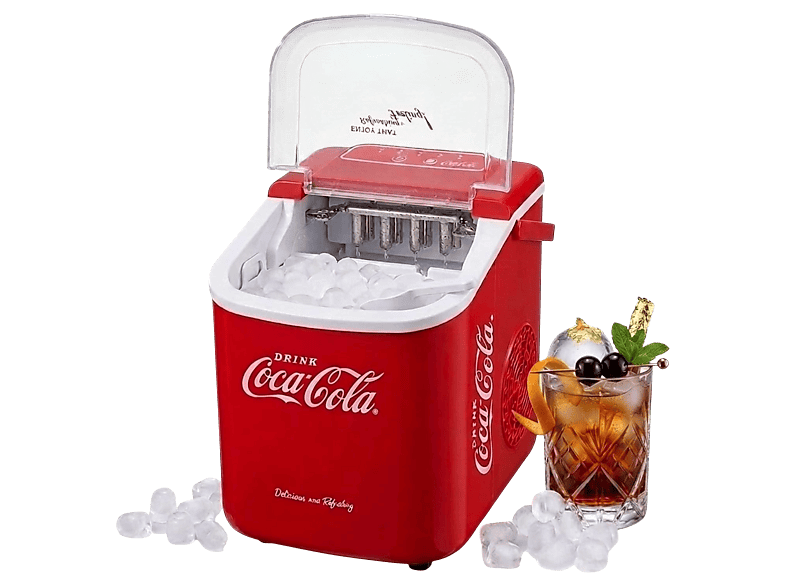 SALCO SEB-28CC COCA-COLA Eiswürfelmaschine ( 1,2 l, Rot)
