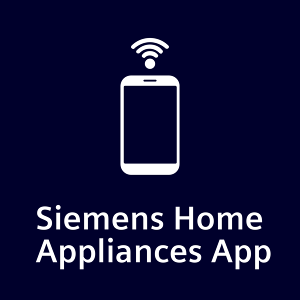 Koyu mavi arka plan üzerinde üzerinde wifi sembolü olan beyaz akıllı telefon ikonu.