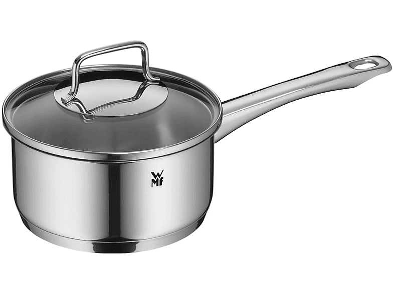 WMF Astoria Topfset (3-tlg., mit Glasdeckel, Transtherm® Allherdboden, alle Herdarten, Silber, Cromargan®: Edelstahl Rostfrei 18/10) — Foto 2 von 5