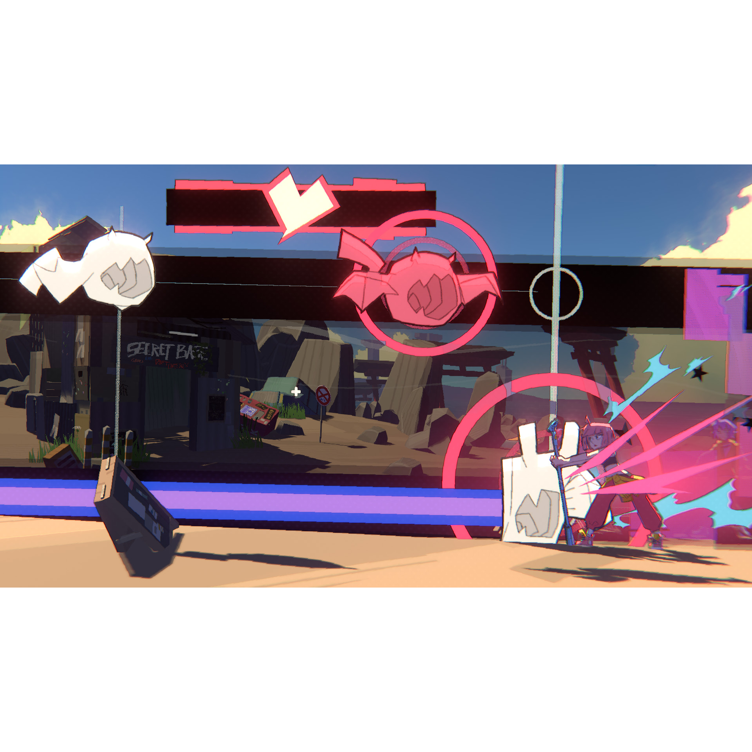Anime fighting scene with two characters and visual effects.
