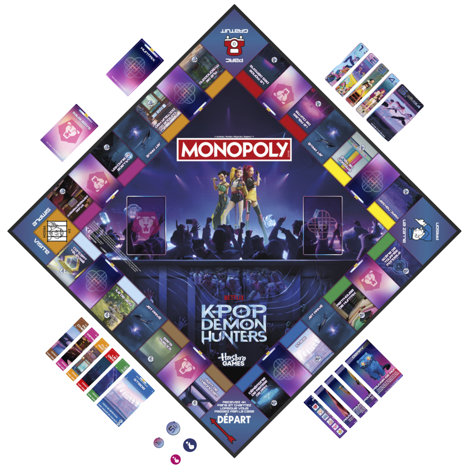 Hasbro Monopoly - K-pop Demon Hunters (nl) Bordspel