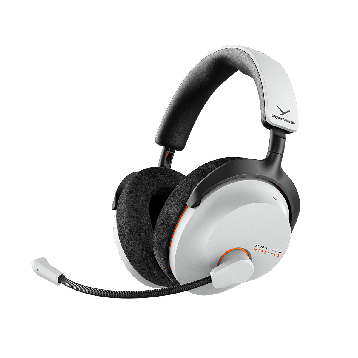 BEYERDYNAMIC MMX 230 Vezeték nélküli fejhallgató mikrofonnal, Bluetooth, USB-C dongle, artic fehér (232158)