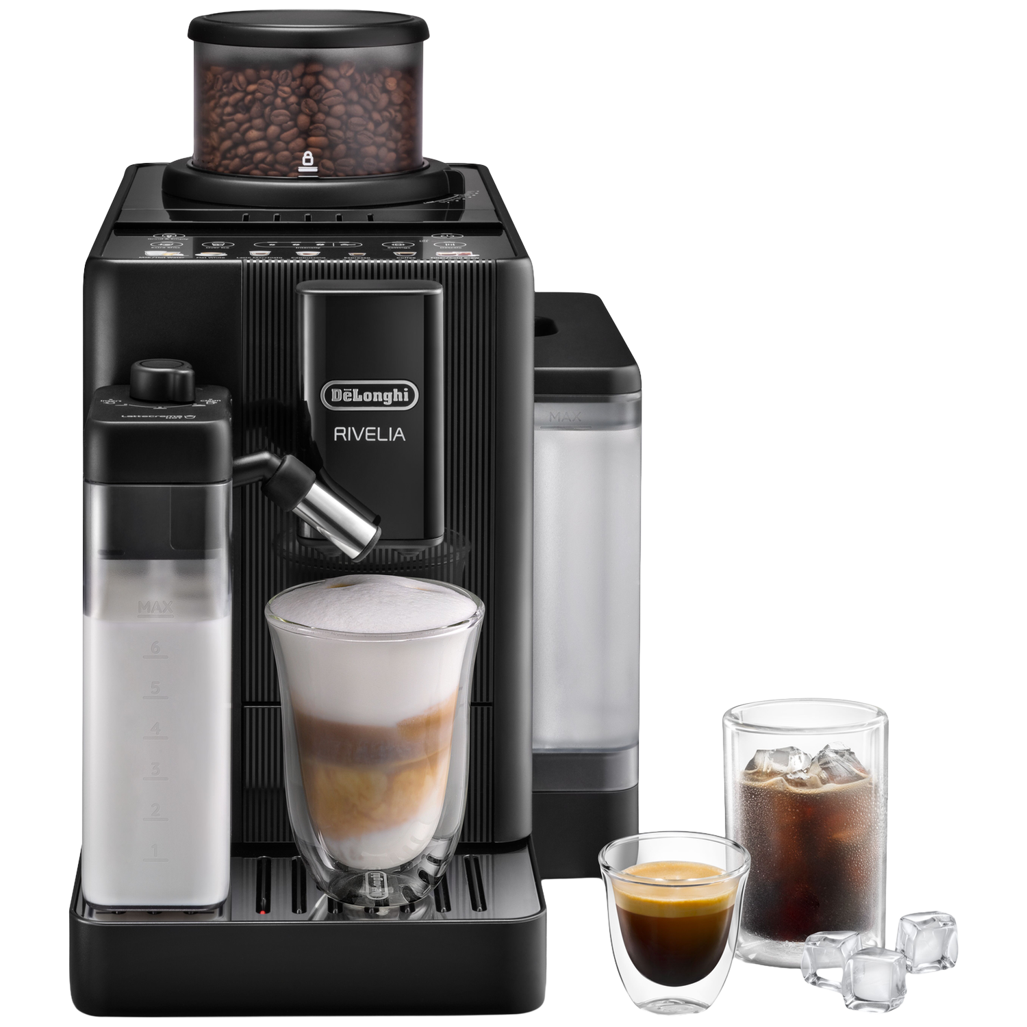 DE LONGHI Rivelia Start EXAM420.55.BXL - Volautomatische espressomachine - Onyx Black