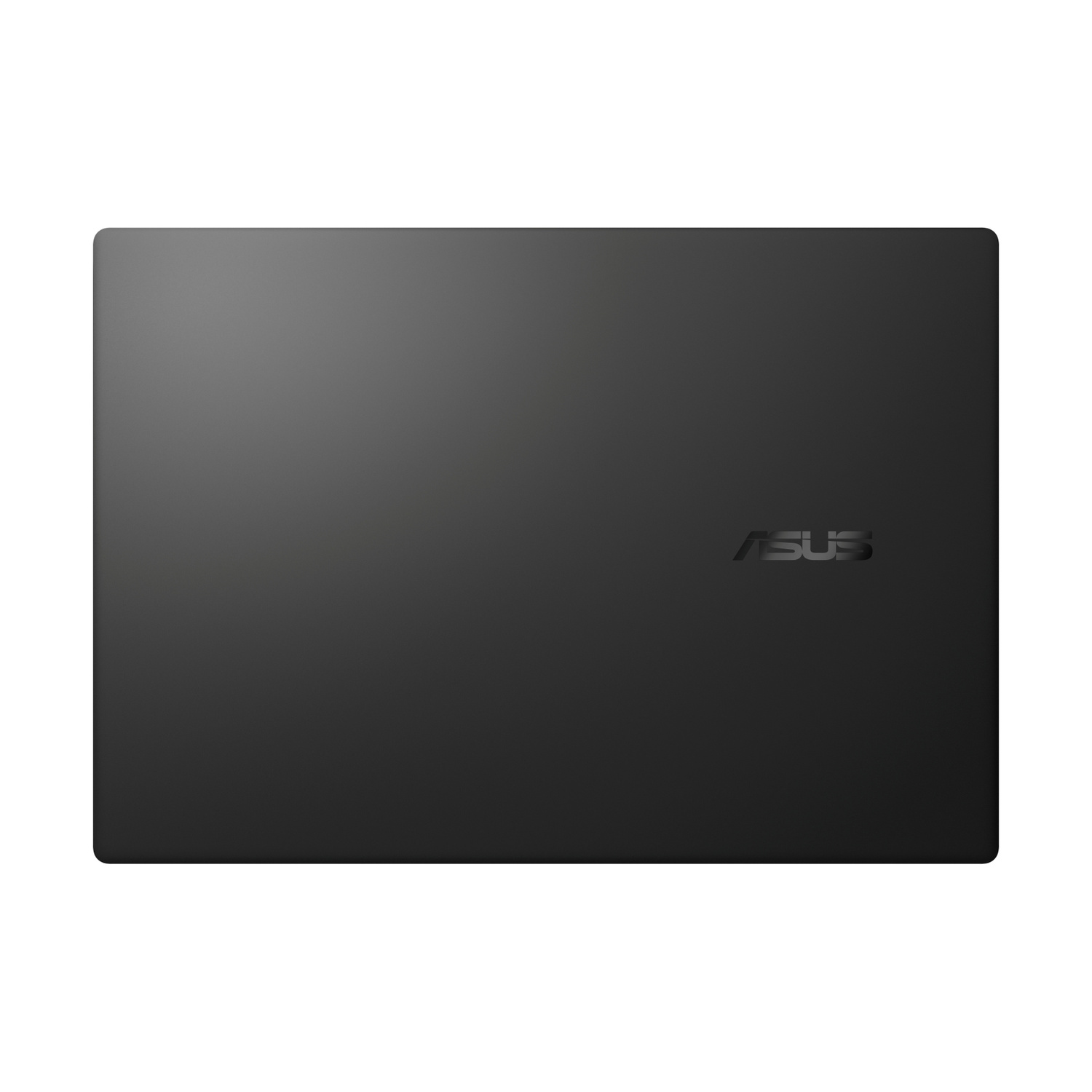 Laptop nero con logo ASUS lucido sul retro.