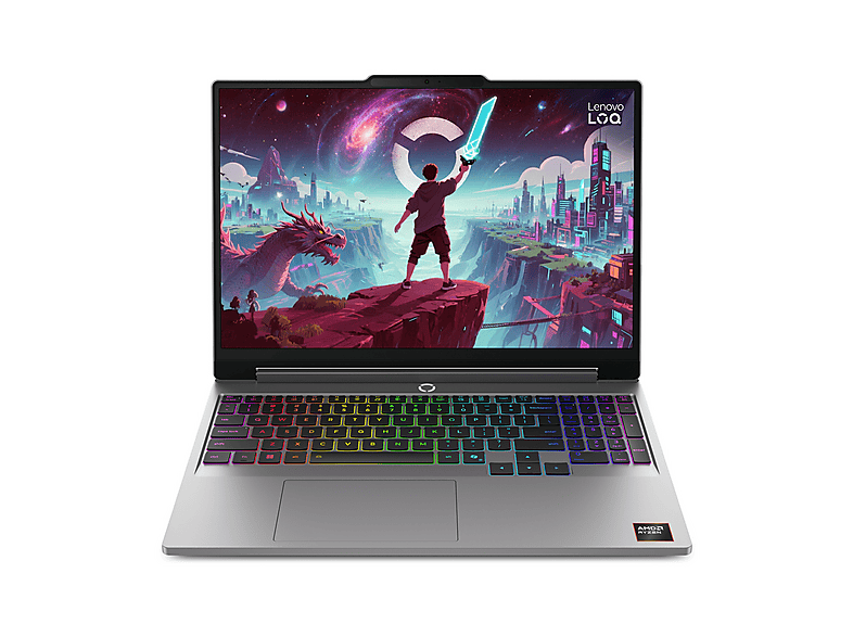 LENOVO LOQ NOTEBOOK, 15,3 ", processore AMD Ryzen AI 7 250, NVIDIA GeForce RTX™ 5060, RAM 16 GB, 1000 GB SSD, Grey, Windows 11 Home