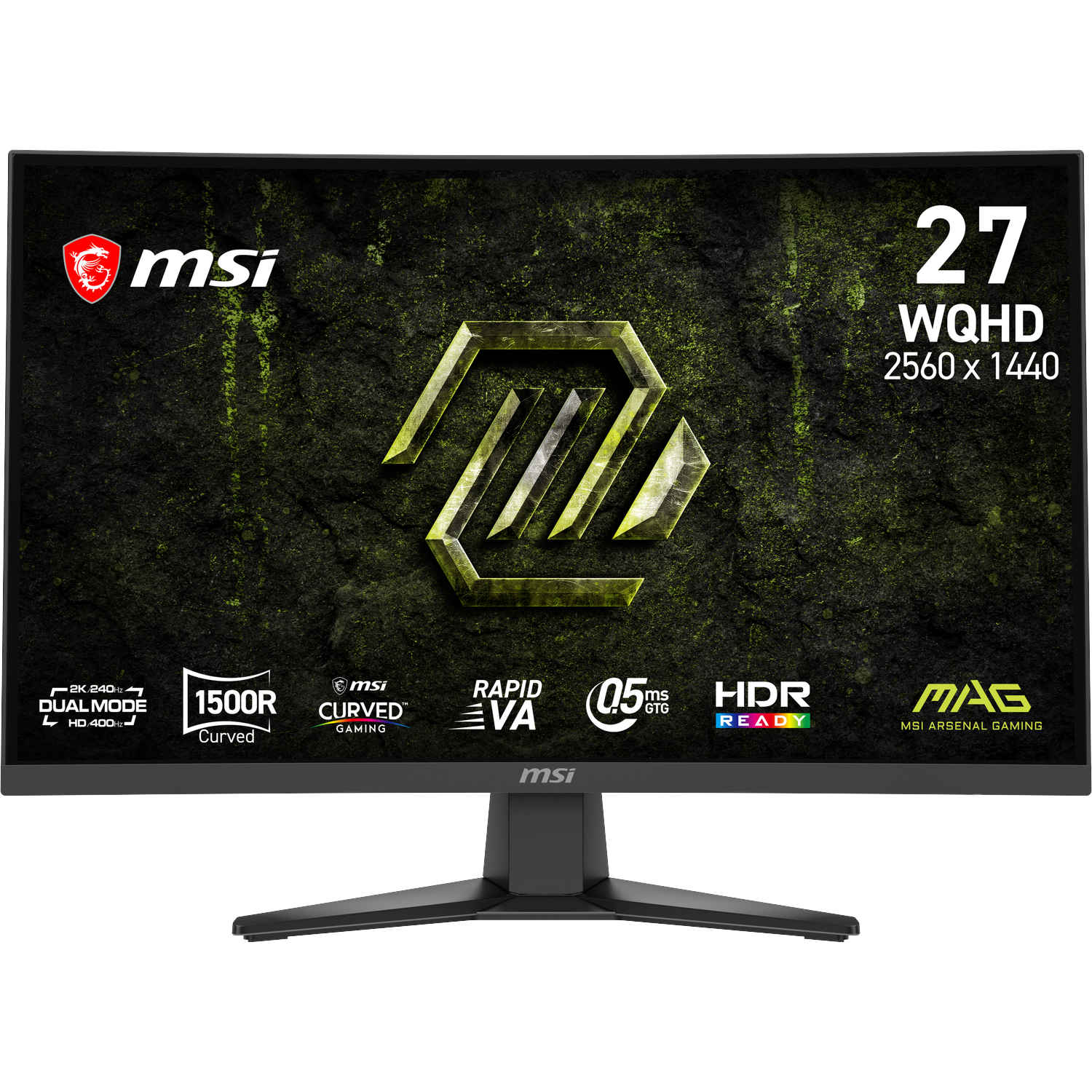 MSI Mag 275cqdf X24 - 27 Inch Wqhd 2560 X 1440 Pixels Va (vertical Alignment)