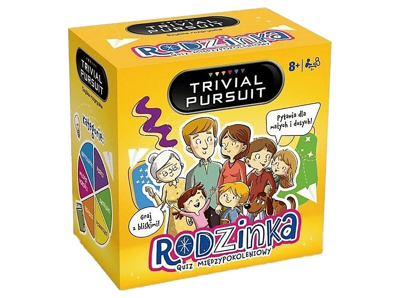 Gra quizowa WINNING MOVES Trivial pursuit: Rodzinka Wielokolorowy