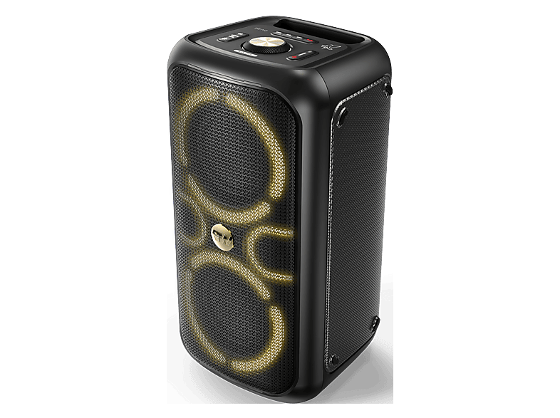 Głośnik imprezowy Bluetooth PEAQ ICONIC Party 3 – PPS 201-RW Robbie Williams Edition Czarny
