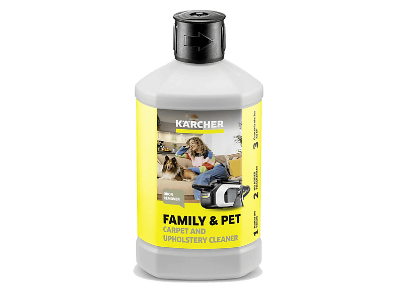Środek do czyszczenia dywanów i tapicerki KARCHER Family & Pet RM 521 1l 6.296-255.0 Wielokolorowy