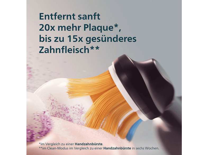 Philips DiamondClean 8000 HX8311/12 Elektrische Zahnbürste Schwarz — Foto 3 von 6
