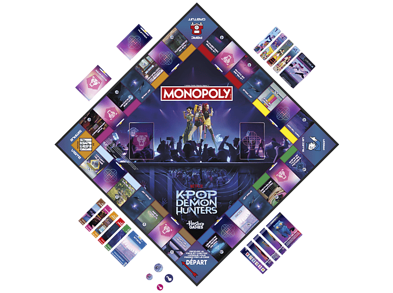 Hasbro Monopoly Édition K-Pop Demon Hunters
