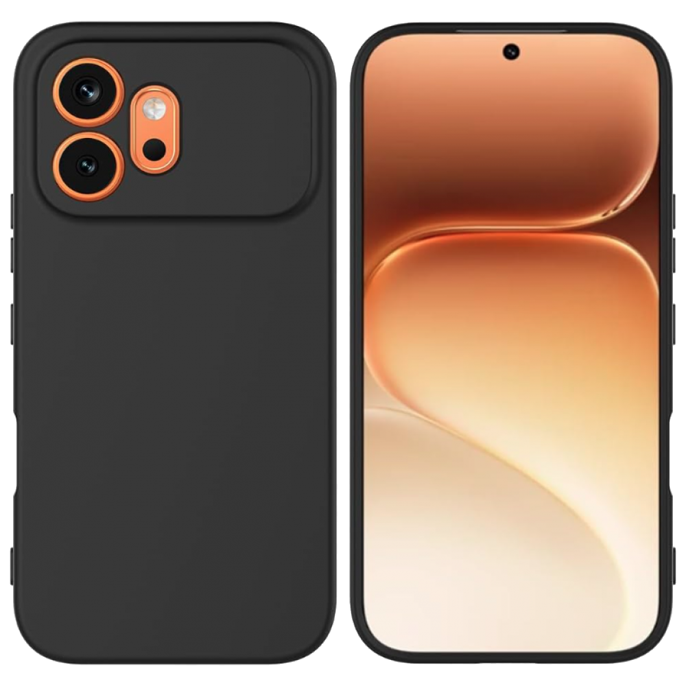 CASE AND PRO Honor 600, Premium szilikon tok, fekete (PREM-HON600-BK)