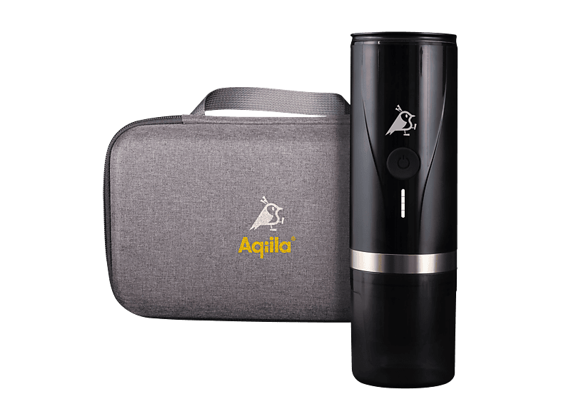 Aqiila AQPM1BK437 Coffeebird Tragbare Nespresso-Kapselmaschine Schwarz