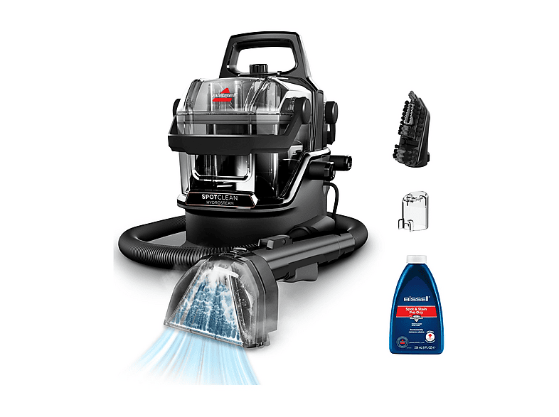 LAVATAPPETI BISSELL Spotclean HydroSteam, Potenza 1000 W, Black, Copper Harbor