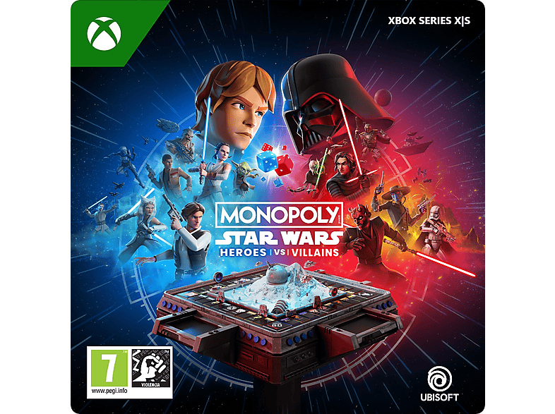 Xbox Series X S Monopoly: Star Wars Heroes vs Villains (Código de descarga)