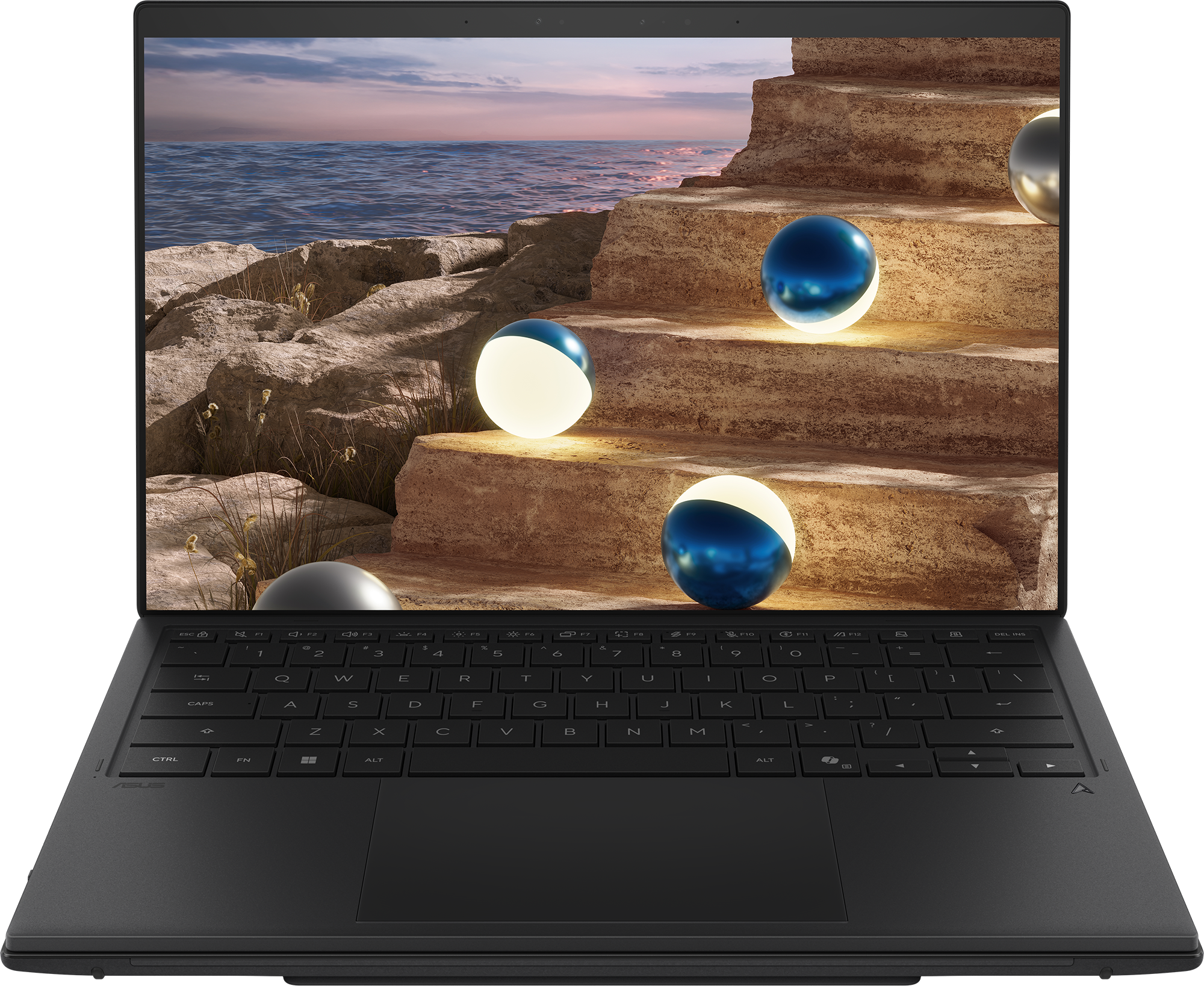 ASUS ZenBook DUO UX8407AA-SN084W Szürke Laptop (14" WQXGA+ OLED Touch/Core Ultra 7/16GB/512 GB SSD/Win11H)