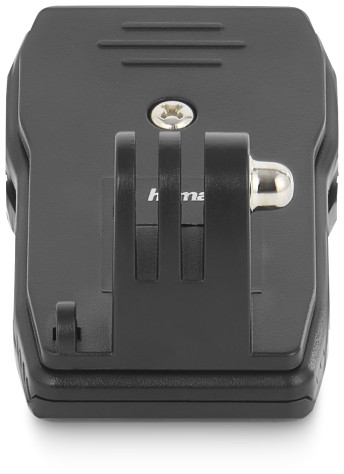 Fekete adapter GoPro tartóval és csavarral.